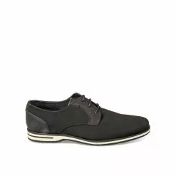 Derbies NOIR DENIM SIDE -Mocassins et bateaux boutique derbies noir denim side 6