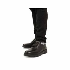 Derbies NOIR DENIM SIDE CUIR -Mocassins et bateaux boutique derbies noir denim side cuir 18