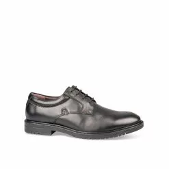 Derbies NOIR DENIM SIDE CUIR -Mocassins et bateaux boutique derbies noir denim side cuir 2