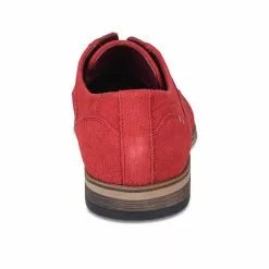 Derbies ROUGE B-BLAKE CUIR -Mocassins et bateaux boutique derbies rouge b blake cuir 2