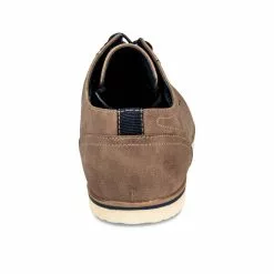 Derbies TAUPE DENIM SIDE -Mocassins et bateaux boutique derbies taupe denim side 2