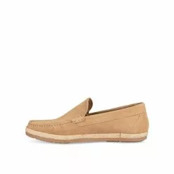 Mocassins BEIGE CAPE BOARD CUIR -Mocassins et bateaux boutique mocassins beige cape board cuir 3