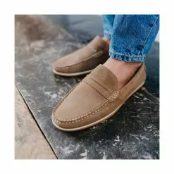 Mocassins BEIGE MEGIS CASUAL -Mocassins et bateaux boutique mocassins beige megis casual 22