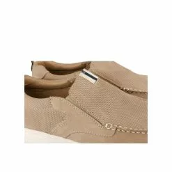 Mocassins BEIGE MEGIS CASUAL -Mocassins et bateaux boutique mocassins beige megis casual 4