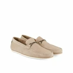 Mocassins BEIGE MEGIS CASUAL -Mocassins et bateaux boutique mocassins beige megis casual 52