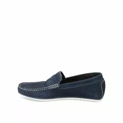 Mocassins BLEU CAPE BOARD CUIR -Mocassins et bateaux boutique mocassins bleu cape board cuir 3