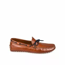 Mocassins COGNAC CAPE BOARD CUIR -Mocassins et bateaux boutique mocassins cognac cape board cuir 1