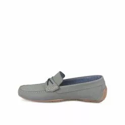 Mocassins GRIS CAPE BOARD CUIR 10 Mocassins GRIS CAPE BOARD CUIR -Mocassins et bateaux boutique mocassins gris cape board cuir 12