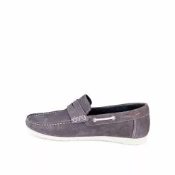 Mocassins GRIS CAPE BOARD CUIR -Mocassins et bateaux boutique mocassins gris cape board cuir 3