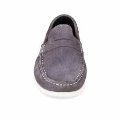 Mocassins GRIS CAPE BOARD CUIR -Mocassins et bateaux boutique mocassins gris cape board cuir 4