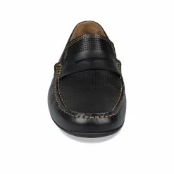 Mocassins NOIR CAPE BOARD CUIR -Mocassins et bateaux boutique mocassins noir cape board cuir 19