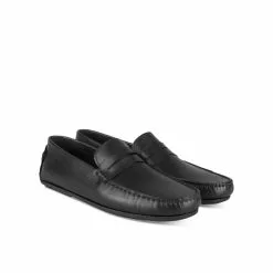 Mocassins NOIR MEGIS CASUAL 11 Mocassins NOIR MEGIS CASUAL -Mocassins et bateaux boutique mocassins noir megis casual 101