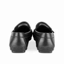 Mocassins NOIR MEGIS CASUAL -Mocassins et bateaux boutique mocassins noir megis casual 110