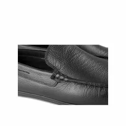 Mocassins NOIR MEGIS CASUAL -Mocassins et bateaux boutique mocassins noir megis casual 111