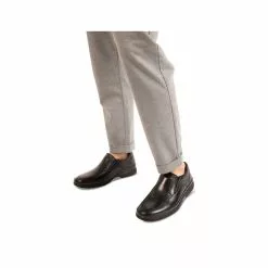 Mocassins NOIR MEGIS CASUAL -Mocassins et bateaux boutique mocassins noir megis casual 43