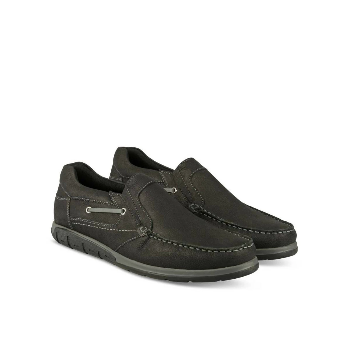Mocassins NOIR MEGIS CASUAL 4 Mocassins NOIR MEGIS CASUAL – Image 2