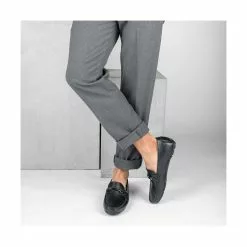 Mocassins NOIR MEGIS CASUAL 15 Mocassins NOIR MEGIS CASUAL -Mocassins et bateaux boutique mocassins noir megis casual 68