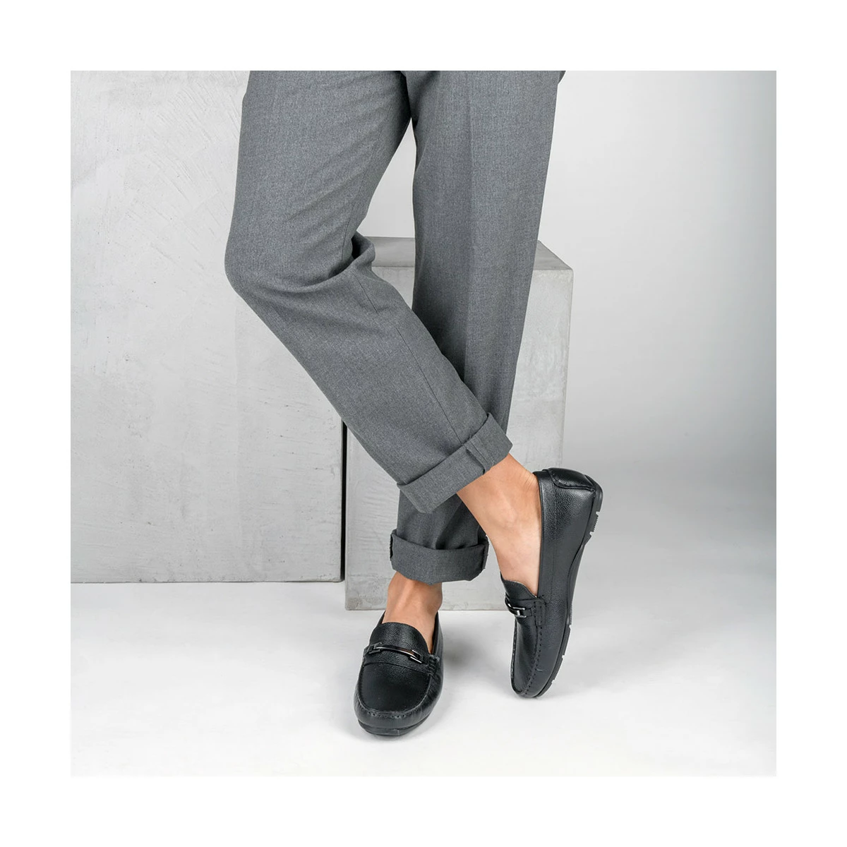 Mocassins NOIR MEGIS CASUAL 9 Mocassins NOIR MEGIS CASUAL – Image 7