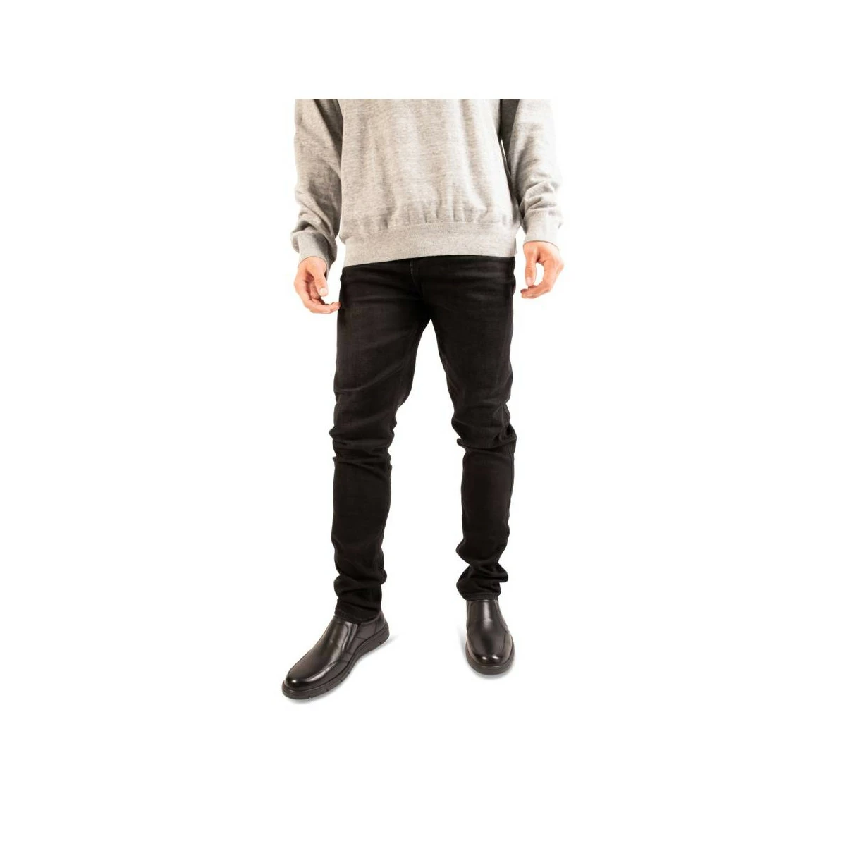 Mocassins NOIR NEOSOFT HOMME CUIR 4 Mocassins NOIR NEOSOFT HOMME CUIR – Image 2