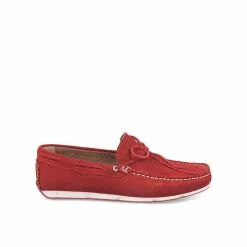 Mocassins ROUGE CAPE BOARD CUIR -Mocassins et bateaux boutique mocassins rouge cape board cuir 6