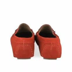 Mocassins ROUGE MEGIS CASUAL -Mocassins et bateaux boutique mocassins rouge megis casual 9