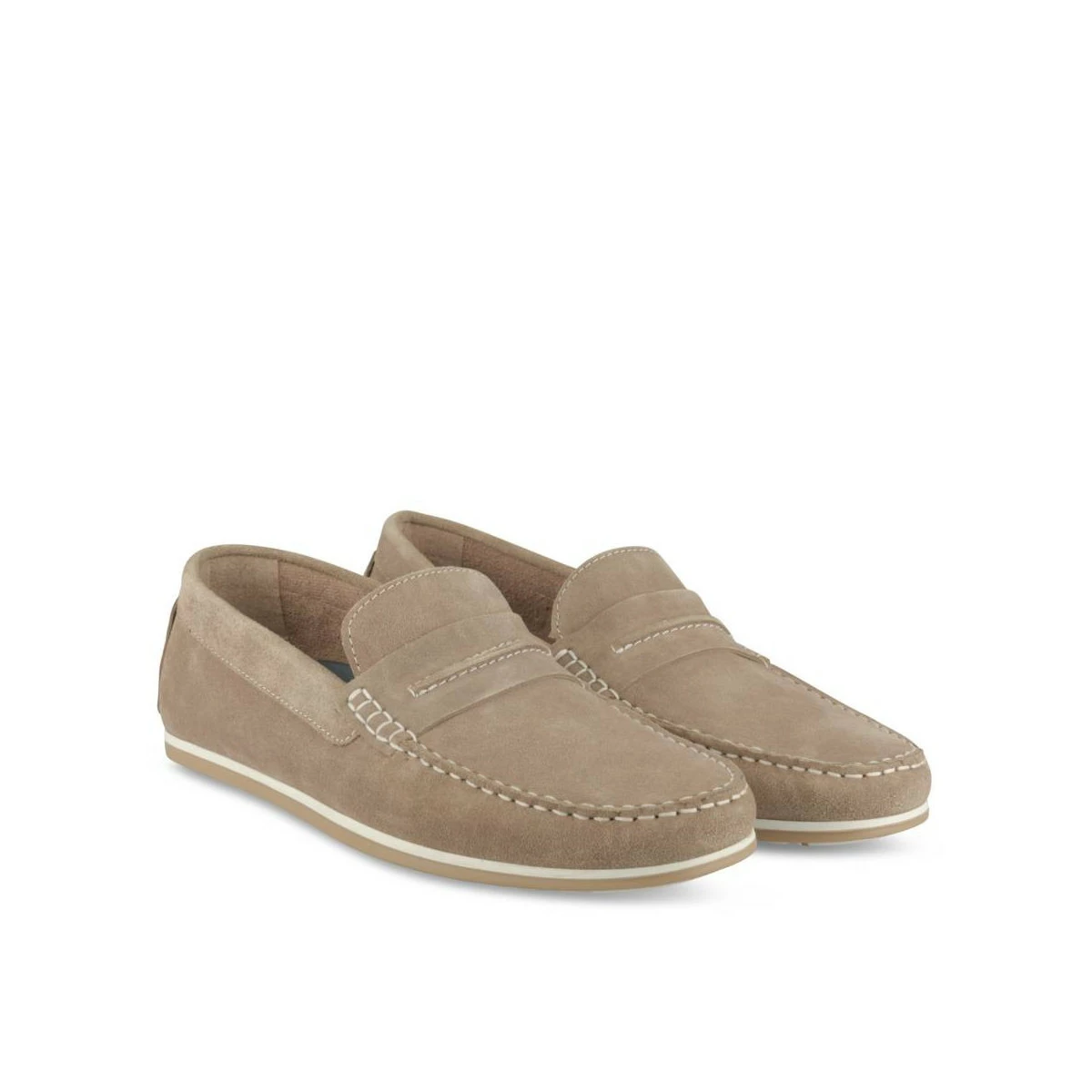 Mocassins TAUPE MEGIS CASUAL 4 Mocassins TAUPE MEGIS CASUAL – Image 2
