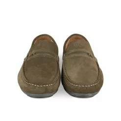 Mocassins VERT MEGIS CASUAL -Mocassins et bateaux boutique mocassins vert megis casual 10