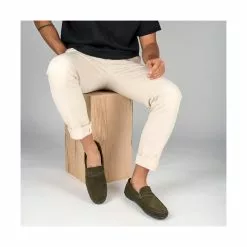 Mocassins VERT MEGIS CASUAL -Mocassins et bateaux boutique mocassins vert megis casual 13