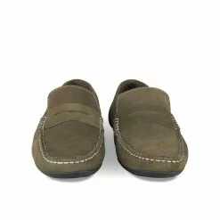Mocassins VERT MEGIS CASUAL -Mocassins et bateaux boutique mocassins vert megis casual 3