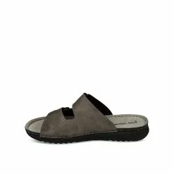 Mules GRIS GREEN RELAX -Mocassins et bateaux boutique mules gris green relax 3