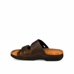 Mules MARRON GREEN RELAX 10 Mules MARRON GREEN RELAX -Mocassins et bateaux boutique mules marron green relax 13