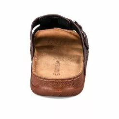 Mules MARRON GREEN RELAX -Mocassins et bateaux boutique mules marron green relax 2