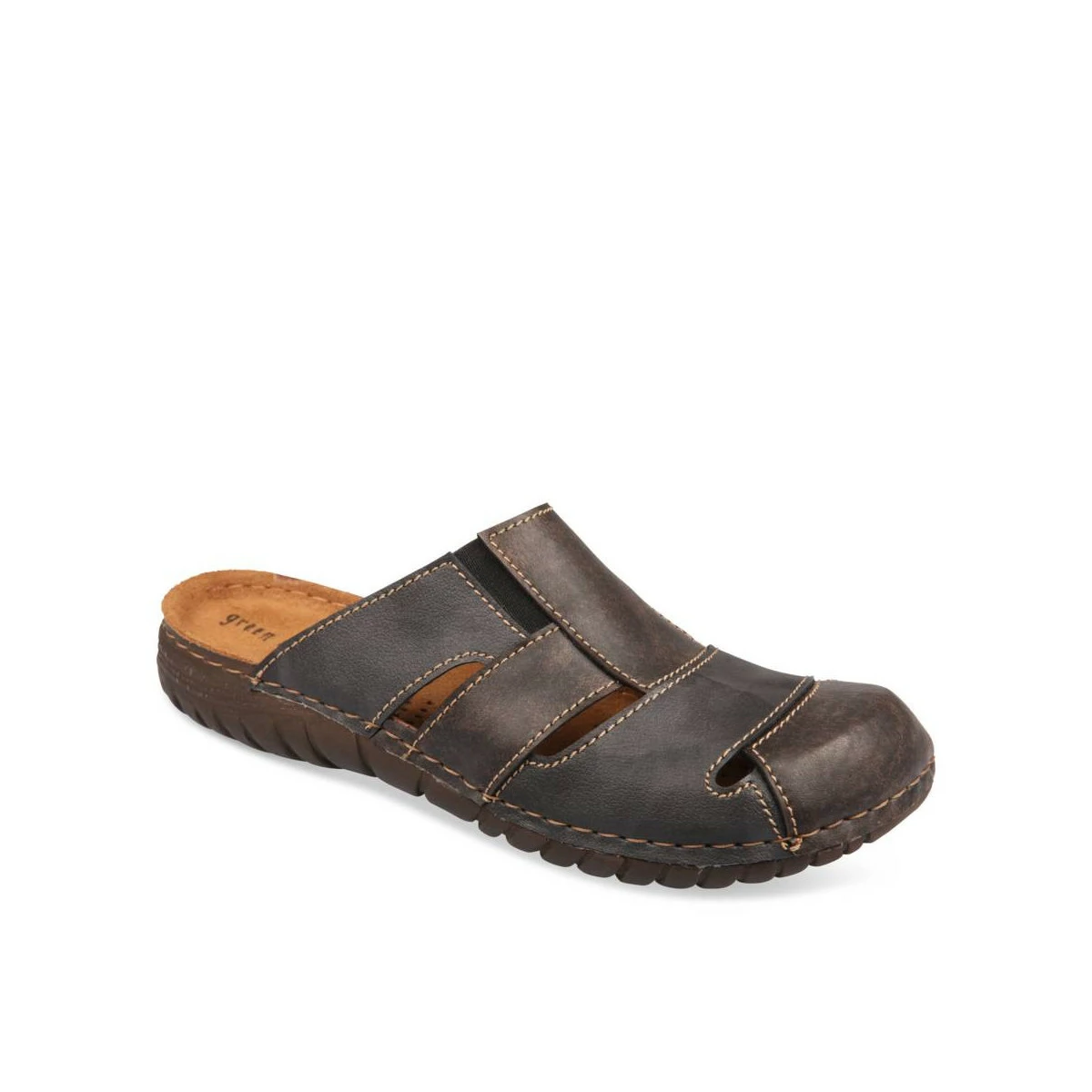 Mules MARRON GREEN RELAX 3 Mules MARRON GREEN RELAX