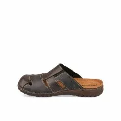 Mules MARRON GREEN RELAX 10 Mules MARRON GREEN RELAX -Mocassins et bateaux boutique mules marron green relax 42