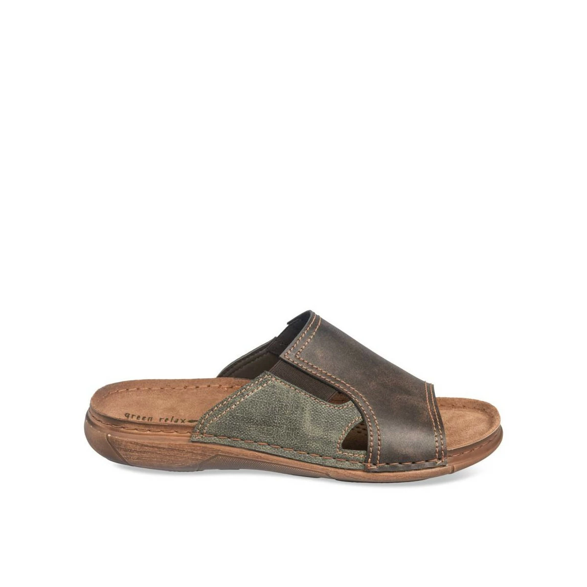 Mules MARRON GREEN RELAX 4 Mules MARRON GREEN RELAX – Image 2