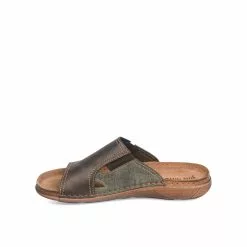 Mules MARRON GREEN RELAX 10 Mules MARRON GREEN RELAX -Mocassins et bateaux boutique mules marron green relax 52