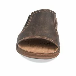 Mules MARRON GREEN RELAX 11 Mules MARRON GREEN RELAX -Mocassins et bateaux boutique mules marron green relax 53