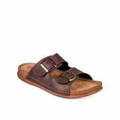 Mules MARRON GREEN RELAX