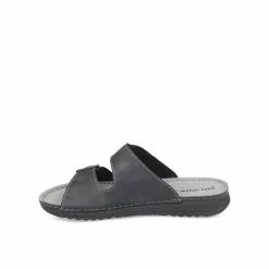 Mules NOIR GREEN RELAX -Mocassins et bateaux boutique mules noir green relax 3