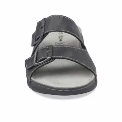 Mules NOIR GREEN RELAX -Mocassins et bateaux boutique mules noir green relax 4