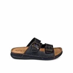 Mules NOIR GREEN RELAX -Mocassins et bateaux boutique mules noir green relax 46