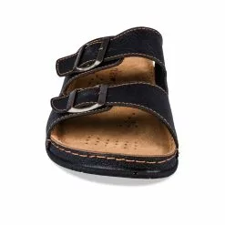 Mules NOIR GREEN RELAX -Mocassins et bateaux boutique mules noir green relax 49