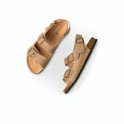 Sandales BEIGE CAPE BOARD CUIR -Mocassins et bateaux boutique sandales beige cape board cuir 3