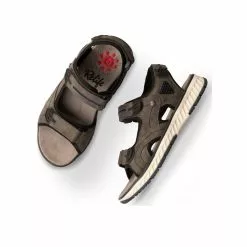 Sandales GRIS RELIFE -Mocassins et bateaux boutique sandales gris relife 8