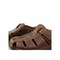 Sandales MARRON CAPE BOARD CUIR -Mocassins et bateaux boutique sandales marron cape board cuir 34