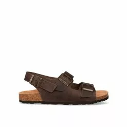 Sandales MARRON CAPE BOARD CUIR -Mocassins et bateaux boutique sandales marron cape board cuir 48