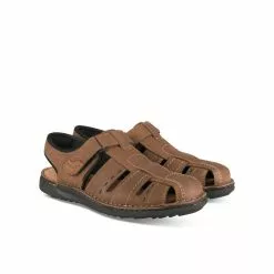 Sandales MARRON MEGIS CASUAL -Mocassins et bateaux boutique sandales marron megis casual 1