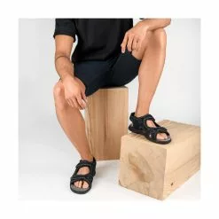 Sandales NOIR CAPE BOARD -Mocassins et bateaux boutique sandales noir cape board 73