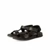 Sandales NOIR CAPE BOARD CUIR 1 Sandales NOIR CAPE BOARD CUIR -Mocassins et bateaux boutique sandales noir cape board cuir