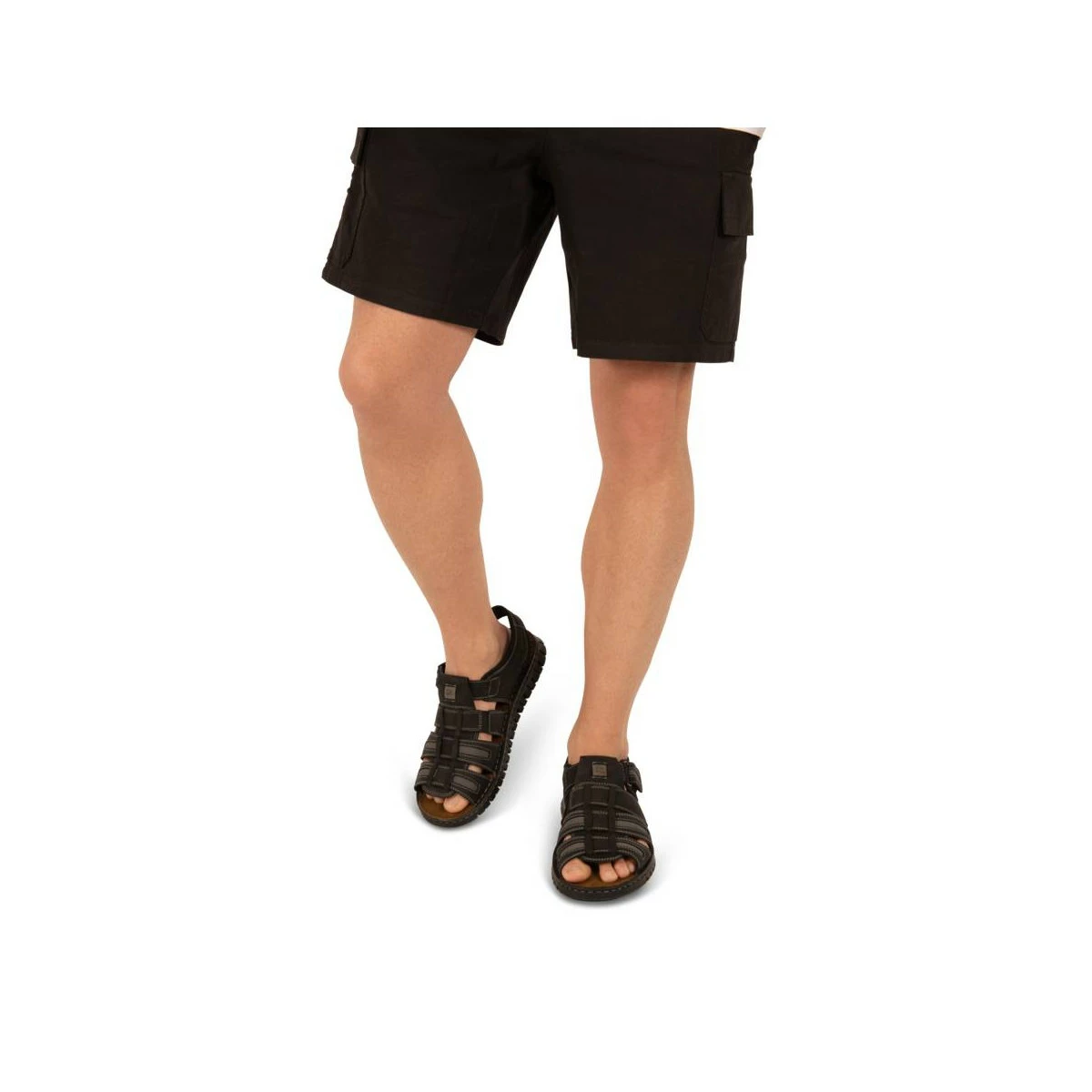 Sandales NOIR CAPE BOARD CUIR 4 Sandales NOIR CAPE BOARD CUIR – Image 2